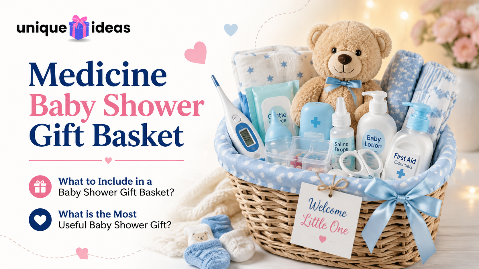medicine baby shower gift basket