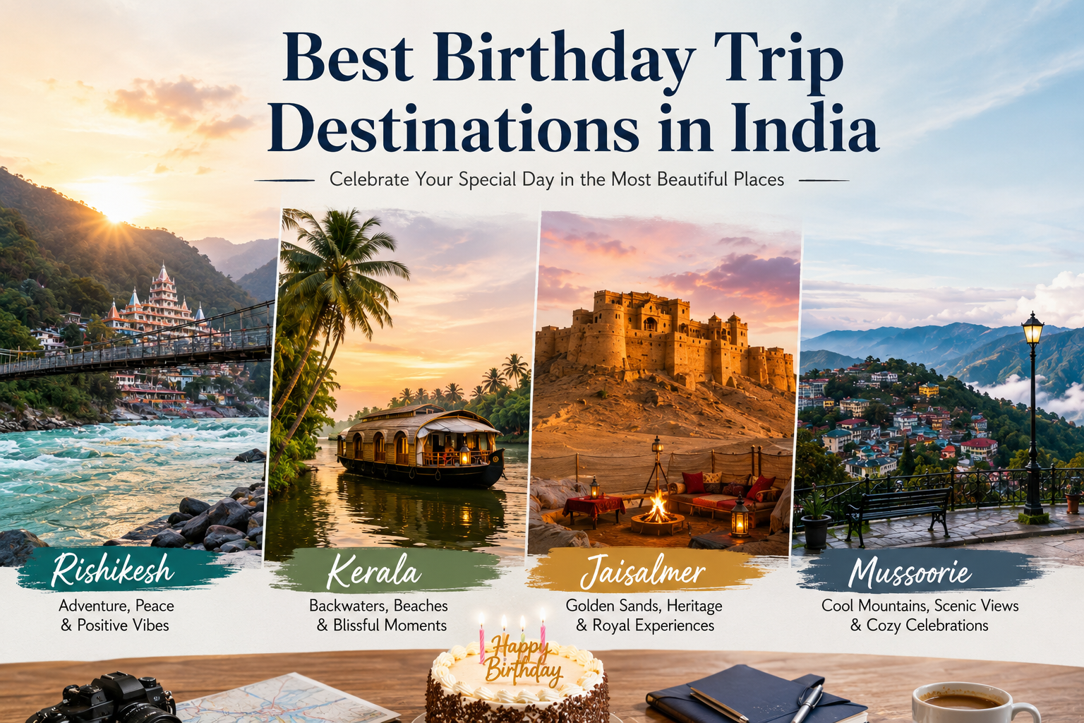Best Birthday Trip Destinations in India