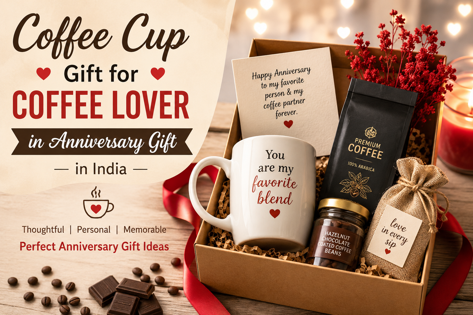 Coffee cup gift for coffee lover