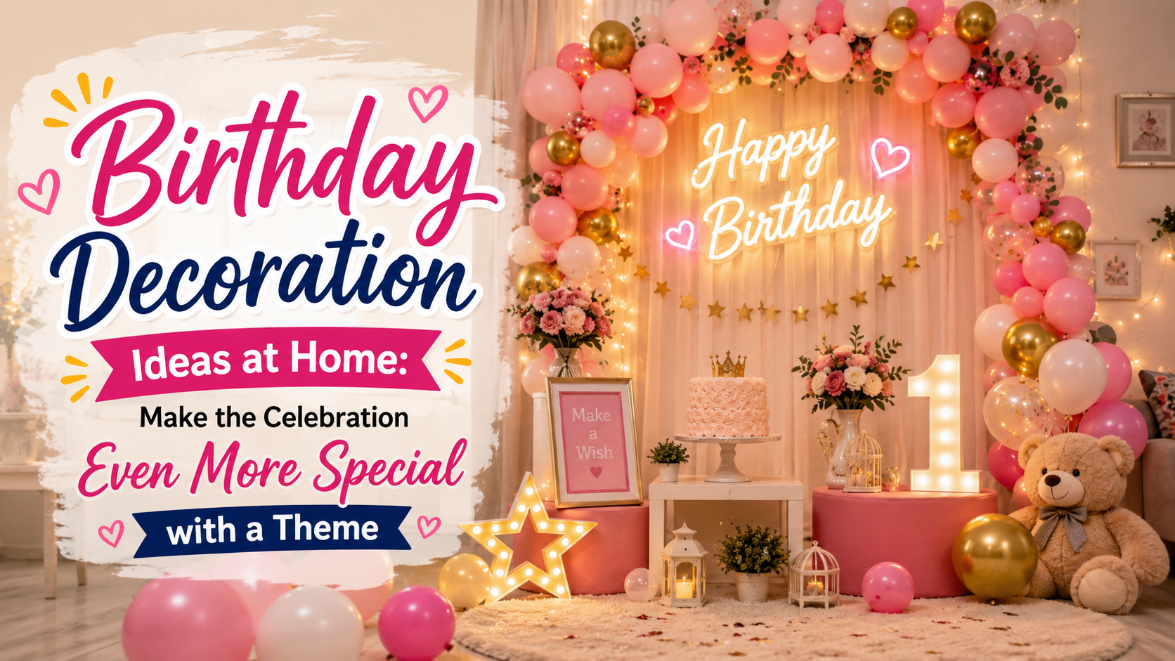 Birthday Decoration Ideas at Home