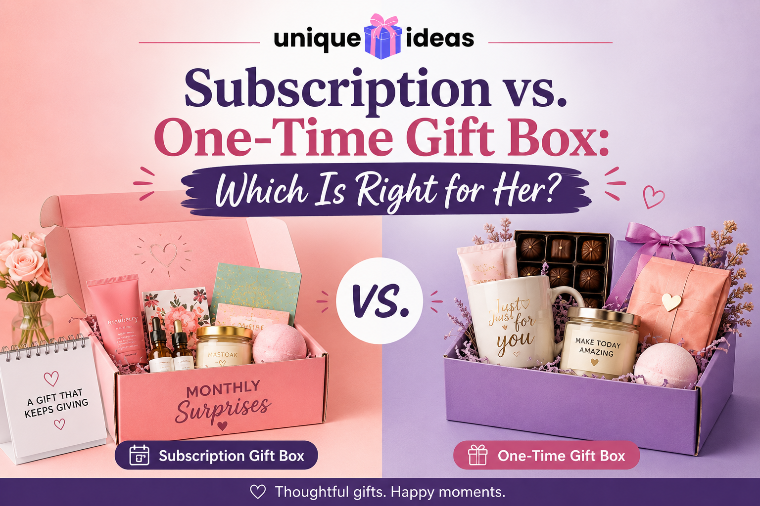 Subscription vs. One-Time Gift Box: Which Is Right for Her?