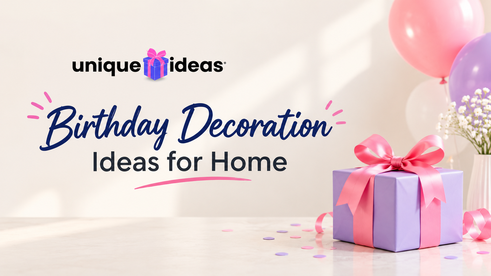 Birthday Decoration Ideas for Home